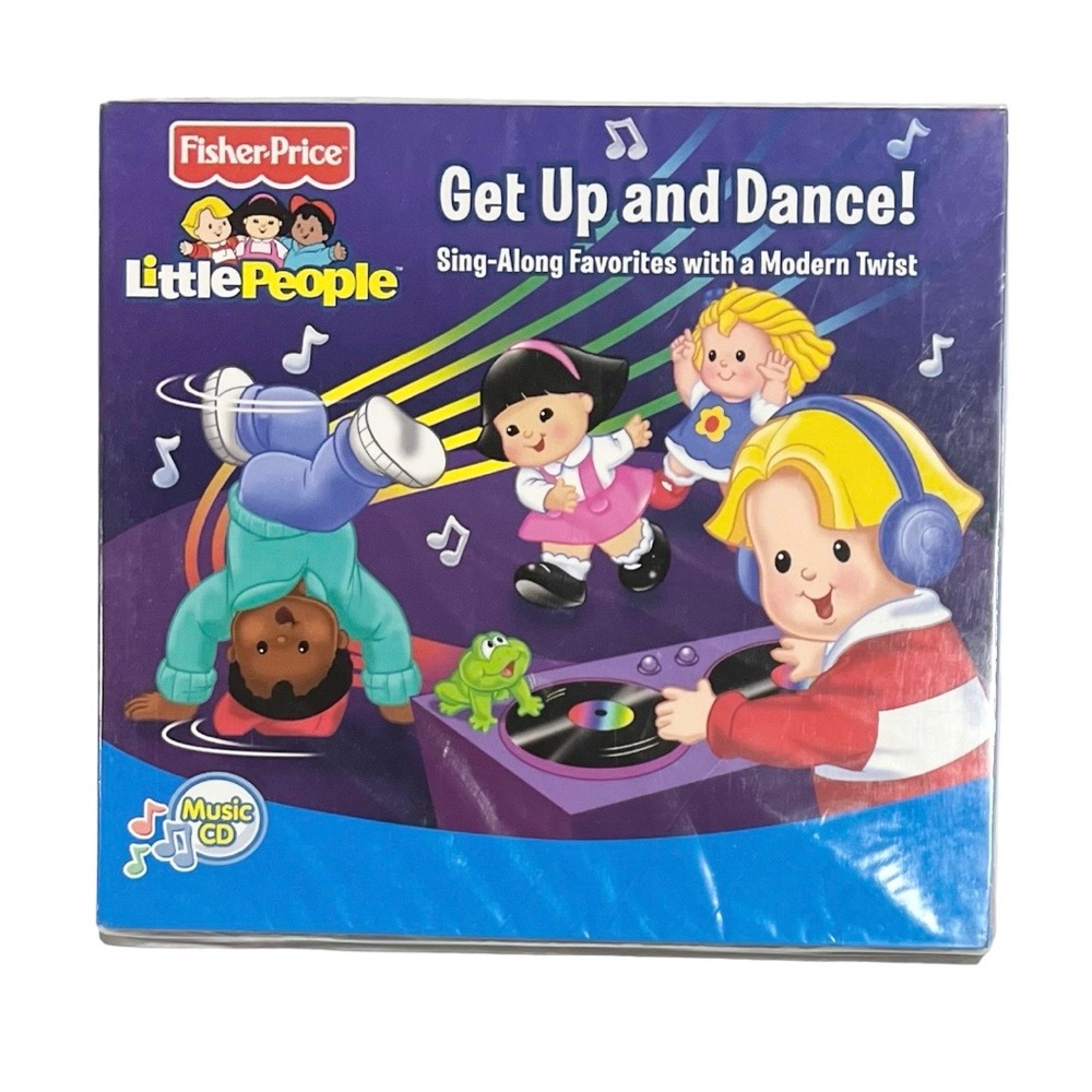 Fisher Price Little People Get Up And Dance Music CD Children’s New